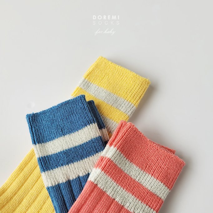 Doremi Socks - Korean Children Fashion - #designkidswear - Lollipop Knee Sock Set - 4