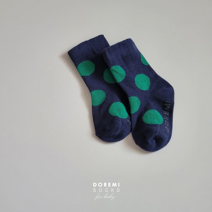 Doremi Socks - Korean Children Fashion - #fashionkids - French Dot Sock Set - 9
