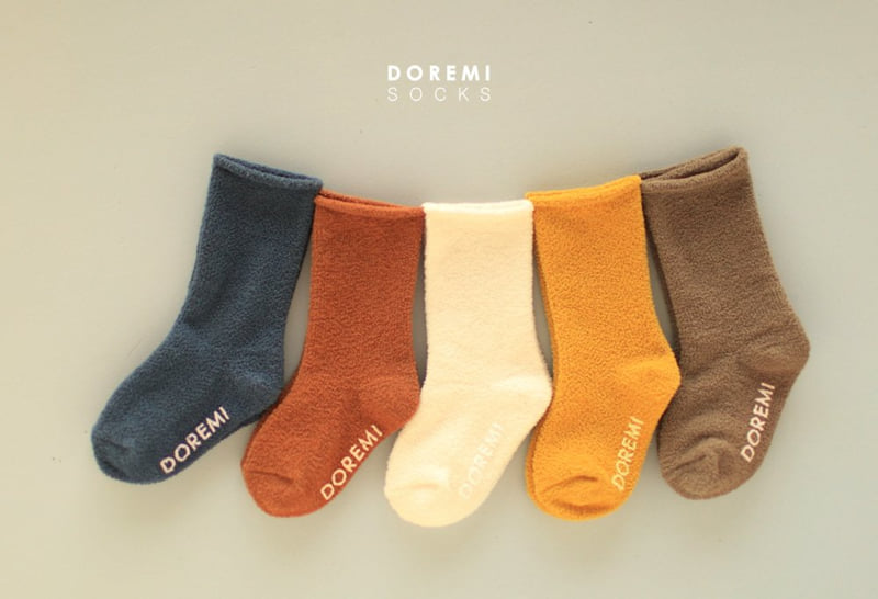 Doremi Socks - Korean Children Fashion - #kidsshorts - Fluffy Sock Set - 8