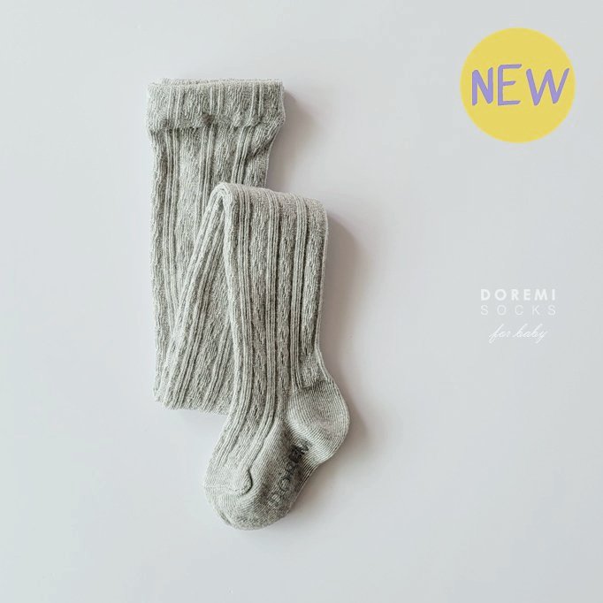 Doremi Socks - Korean Children Fashion - #kidsshorts - Cable Tights - 10