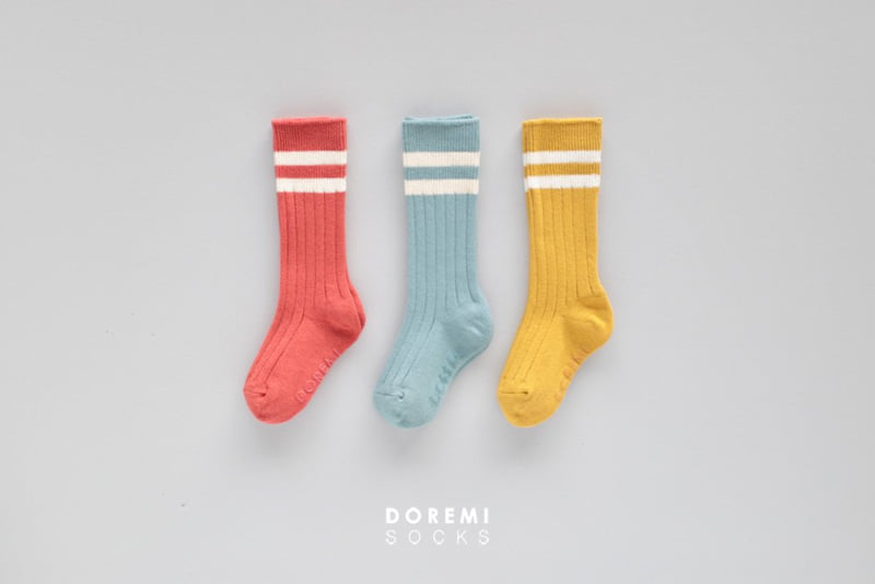 Doremi Socks - Korean Children Fashion - #kidsshorts - Dandy Knee Sock Set
