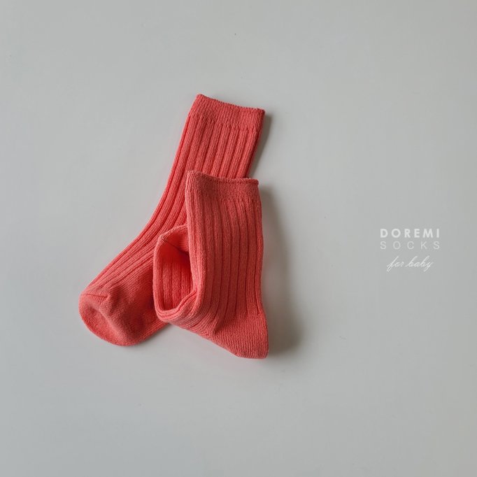 Doremi Socks - Korean Children Fashion - #kidsstore - Tropical Ribbed Sock Set - 9