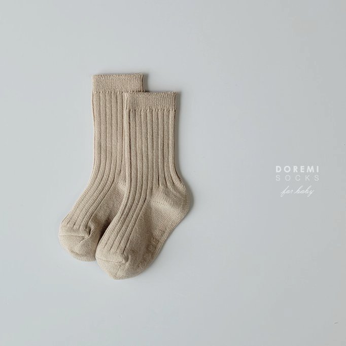 Doremi Socks - Korean Children Fashion - #kidzfashiontrend - Basic Ribbed Socks - 8