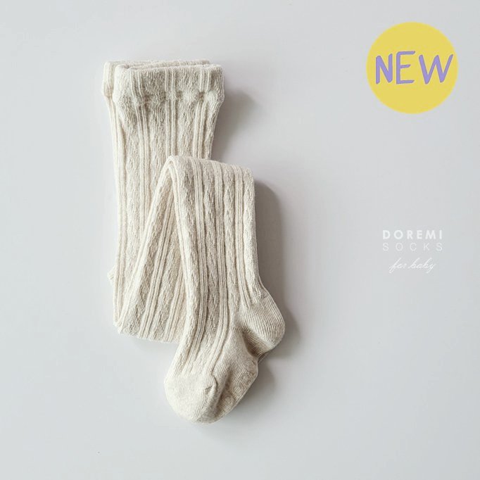 Doremi Socks - Korean Children Fashion - #kidzfashiontrend - Cable Tights - 12