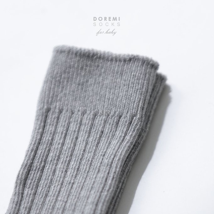 Doremi Socks - Korean Children Fashion - #kidzfashiontrend - Ribbed Knee Sock Set - 9