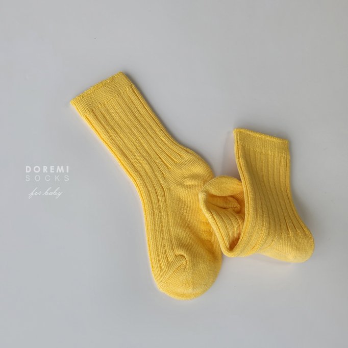Doremi Socks - Korean Children Fashion - #kidzfashiontrend - Tropical Ribbed Sock Set - 10
