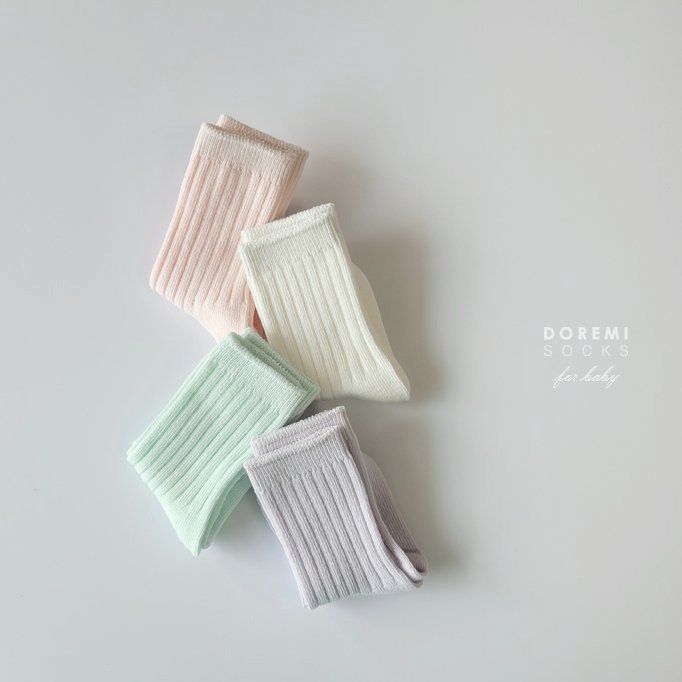 Doremi Socks - Korean Children Fashion - #Kfashion4kids - Sherbet Sock Set - 4