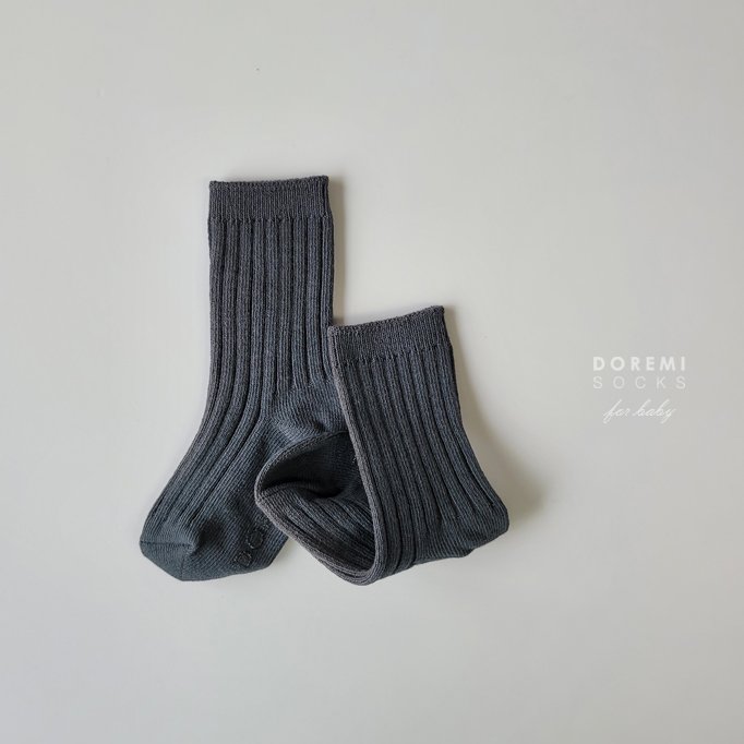 Doremi Socks - Korean Children Fashion - #littlefashionista - Tropical Ribbed Sock Set - 12