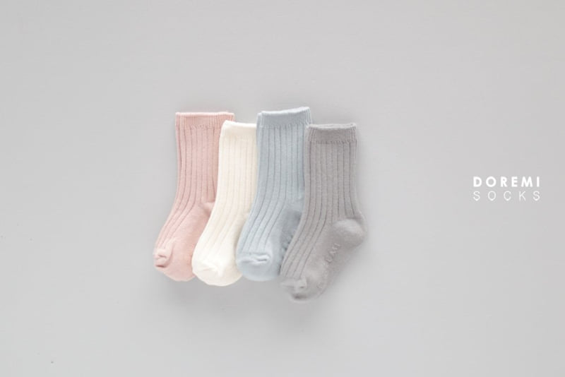 Doremi Socks - Korean Children Fashion - #littlefashionista - Marshmallow Waffle Sock Set - 11