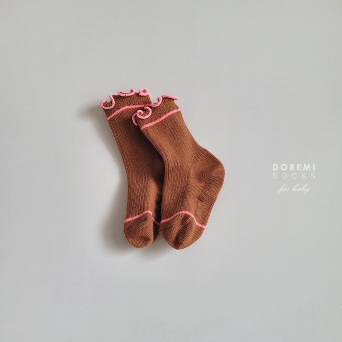 Doremi Socks - Korean Children Fashion - #magicofchildhood - Neon Frill Set - 11