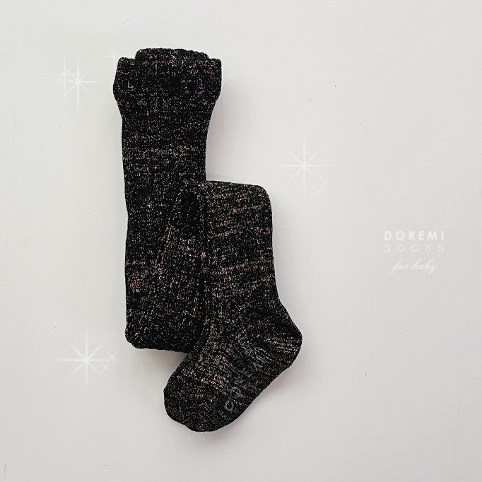 Doremi Socks - Korean Children Fashion - #magicofchildhood - Glitter Tights - 3