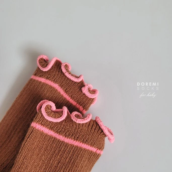 Doremi Socks - Korean Children Fashion - #minifashionista - Neon Frill Set - 12