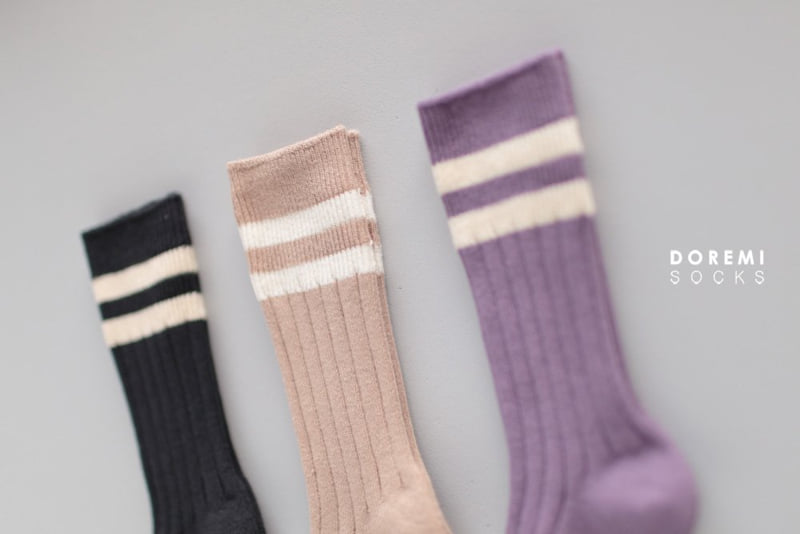 Doremi Socks - Korean Children Fashion - #minifashionista - Dandy Knee Sock Set - 7