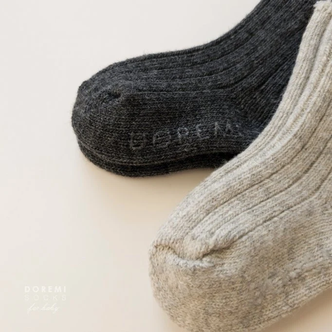 Doremi Socks - Korean Children Fashion - #prettylittlegirls - Ribbed Wool Sock Set - 8