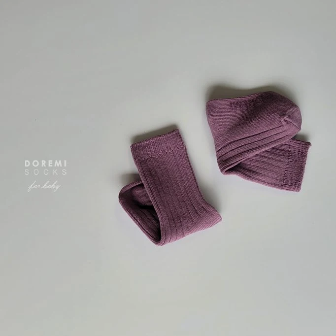Doremi Socks - Korean Children Fashion - #prettylittlegirls - Macaron Ribbed Sock Set - 11