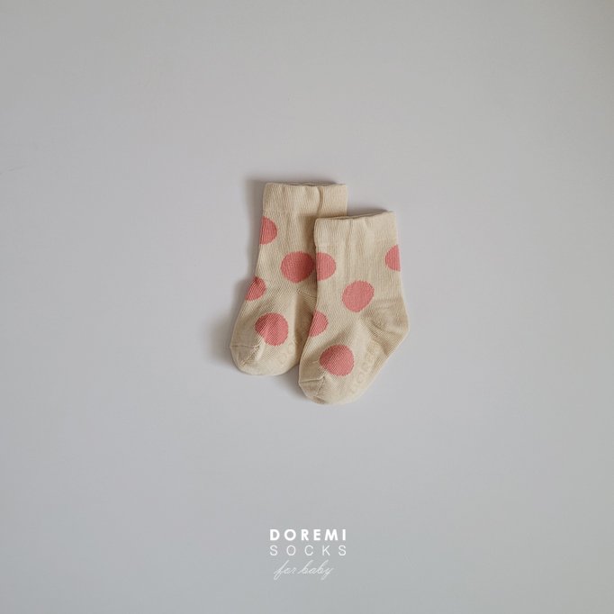 Doremi Socks - Korean Children Fashion - #prettylittlegirls - Chewing Dot Set - 9