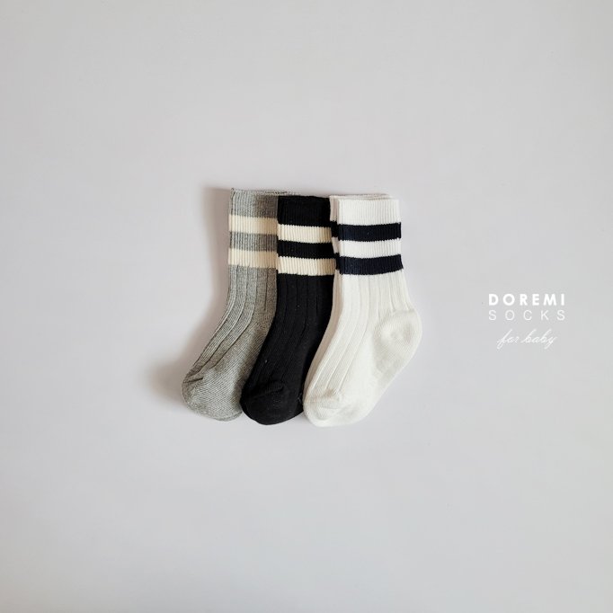 Doremi Socks - Korean Children Fashion - #prettylittlegirls - Row Row Sock Set - 2