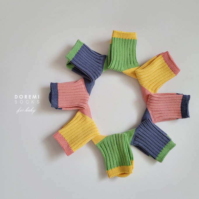 Doremi Socks - Korean Children Fashion - #stylishchildhood - Smoothie Sock Set - 3