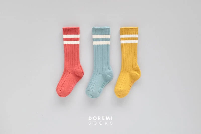 Doremi Socks - Korean Children Fashion - #stylishchildhood - Dandy Knee Sock Set - 11