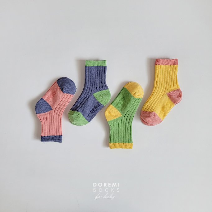 Doremi Socks - Korean Children Fashion - #todddlerfashion - Smoothie Sock Set