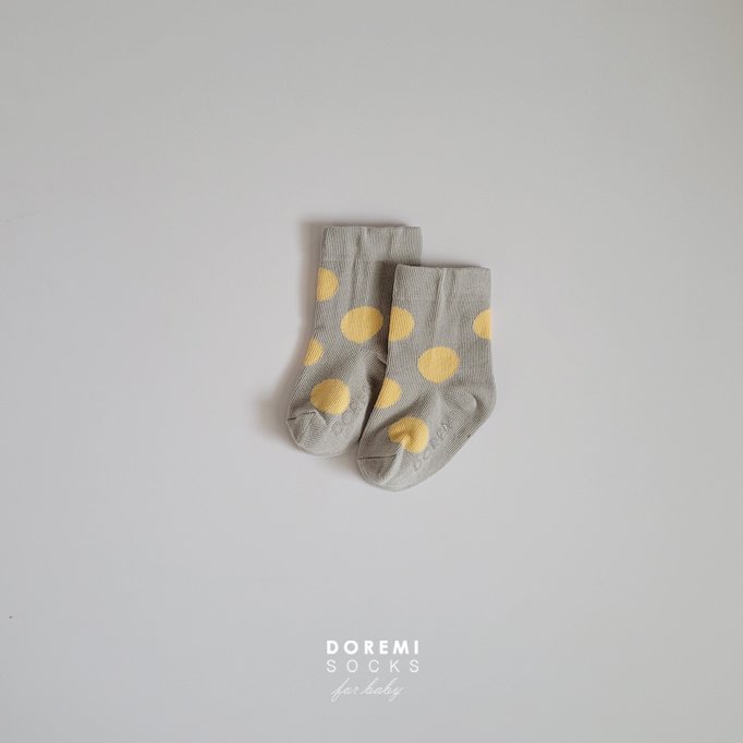 Doremi Socks - Korean Children Fashion - #toddlerclothing - Chewing Dot Set - 11