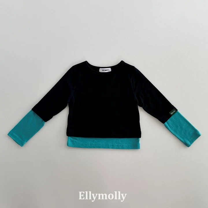 Ellymolly - Korean Children Fashion - #Kfashion4kids - Rolling Colored Tee - 3