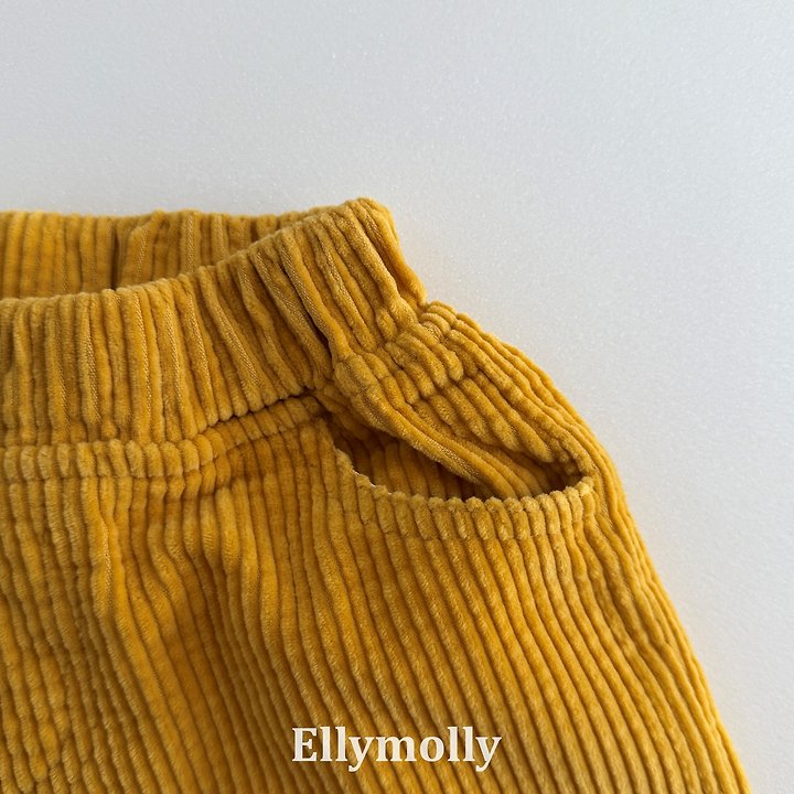 Ellymolly - Korean Children Fashion - #Kfashion4kids - Soda Corduroy Midi Pants - 9