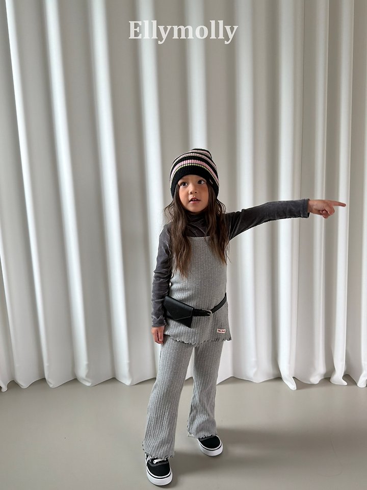 Ellymolly - Korean Children Fashion - #childofig - Big Rib Bootscut Pants - 11