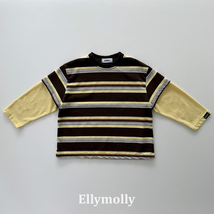 Ellymolly - Korean Children Fashion - #childofig - Campus Colored Tee - 3