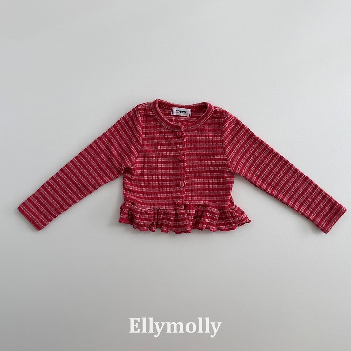 Ellymolly - Korean Children Fashion - #childofig - Roen Frill Cardigan - 3