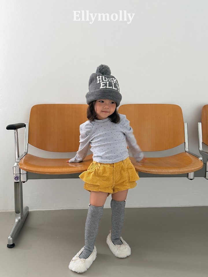 Ellymolly - Korean Children Fashion - #childofig - Zizel Dot Shirring Tee - 11
