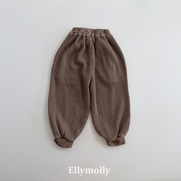 Ellymolly - Korean Children Fashion - #prettylittlegirls - King Waffle Moment Jogger Pants - 4