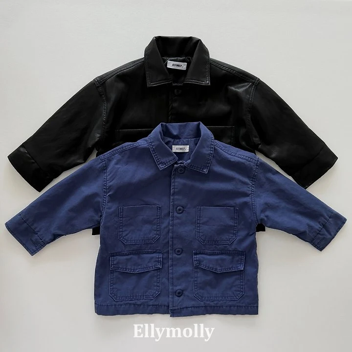 Ellymolly - Korean Children Fashion - #childofig - Low Pocket Jacket