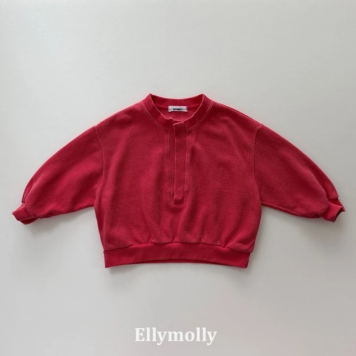 Ellymolly - Korean Children Fashion - #childrensboutique - Slit Opening Sweatshirts - 6
