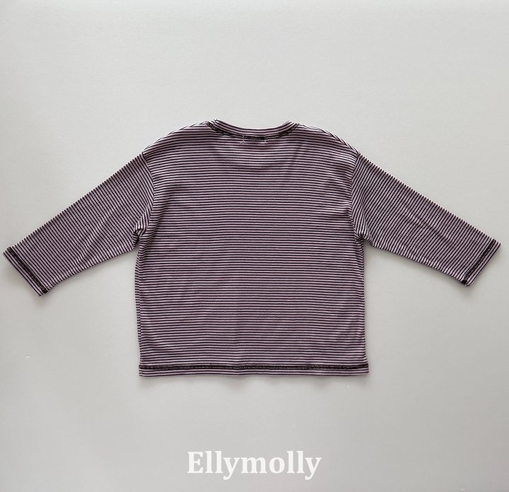 Ellymolly - Korean Children Fashion - #childrensboutique - Rib Mellow Tee - 5