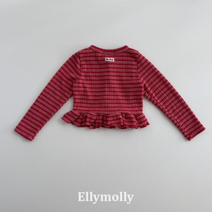 Ellymolly - Korean Children Fashion - #childofig - Roen Frill Cardigan - 4