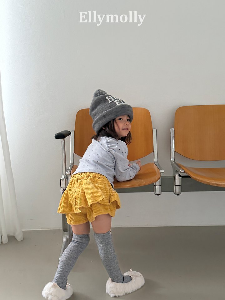 Ellymolly - Korean Children Fashion - #childrensboutique - Zizel Dot Shirring Tee - 12