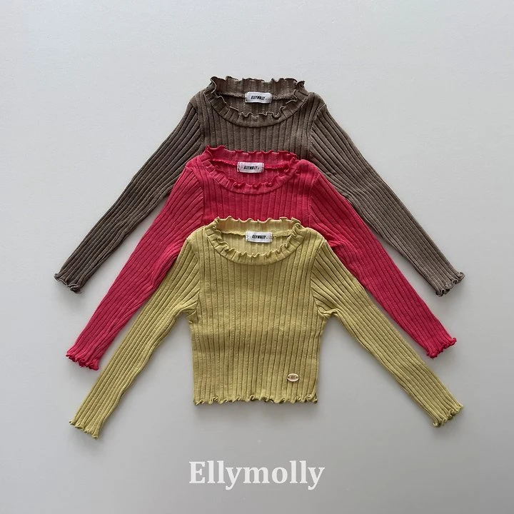 Ellymolly - Korean Children Fashion - #designkidswear - Dying Wave Top