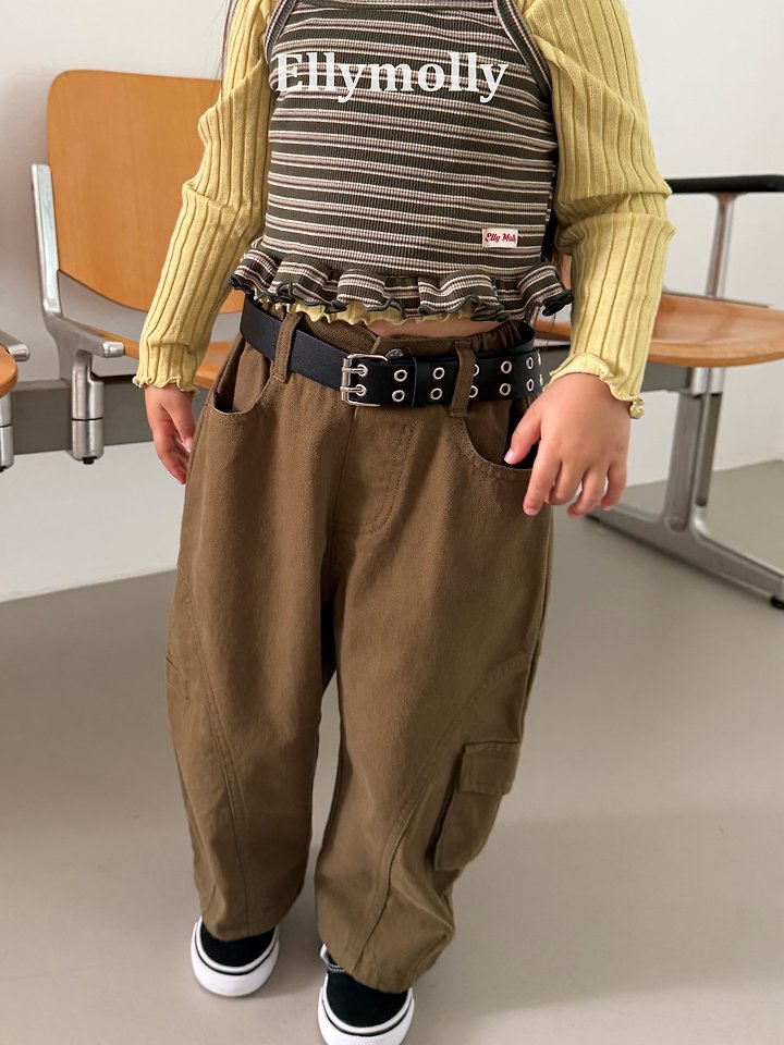 Ellymolly - Korean Children Fashion - #designkidswear - Two Line Hole Belt - 8