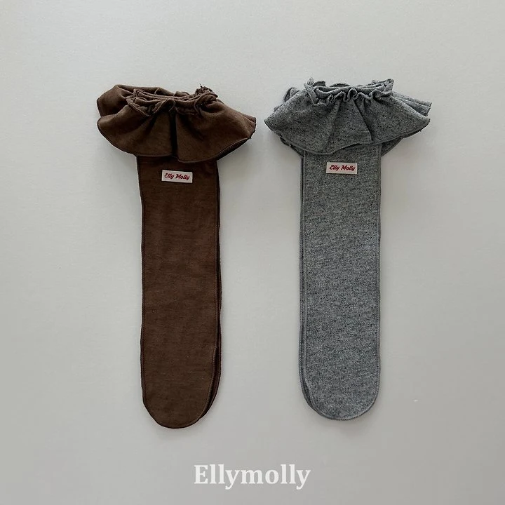 Ellymolly - Korean Children Fashion - #designkidswear - Edge Frill Socks