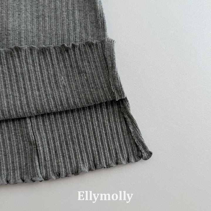 Ellymolly - Korean Children Fashion - #designkidswear - Dudu Rib Layered Top - 9