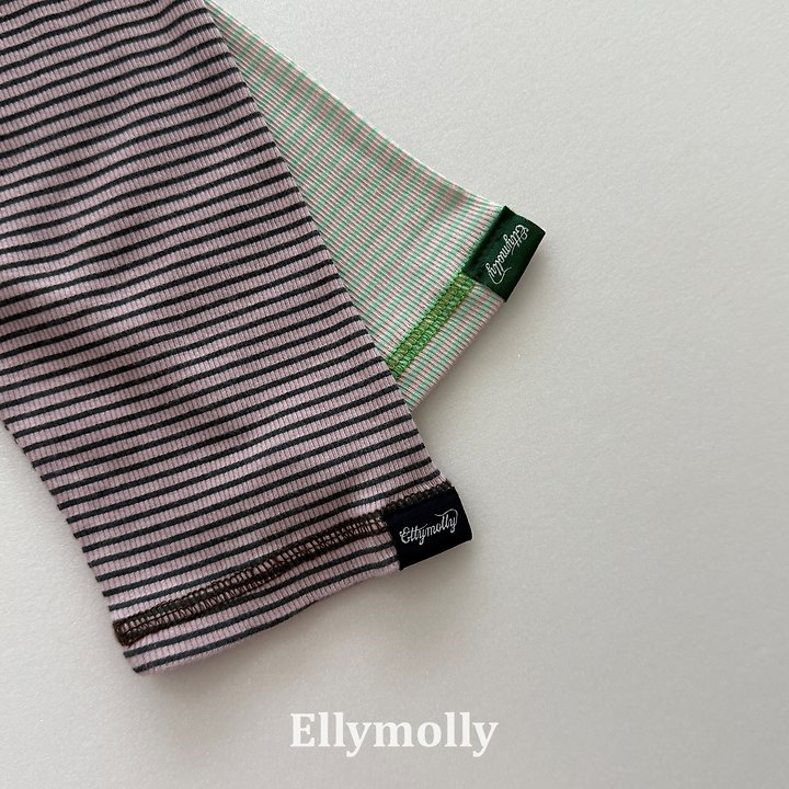 Ellymolly - Korean Children Fashion - #designkidswear - Rib Mellow Tee - 6