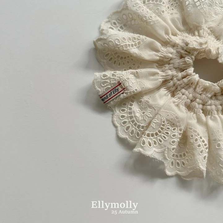 Ellymolly - Korean Children Fashion - #childrensboutique - Flower Scrunchie - 4