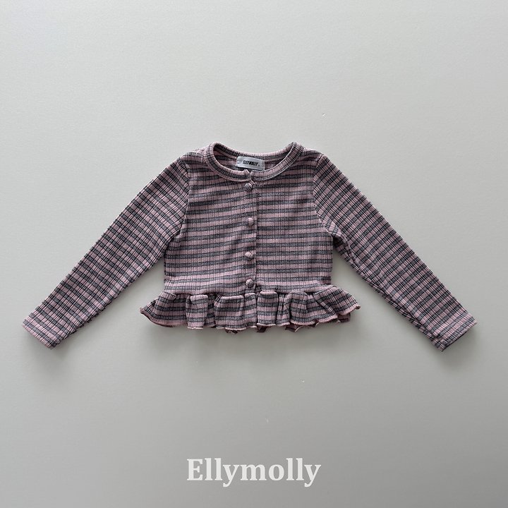 Ellymolly - Korean Children Fashion - #designkidswear - Roen Frill Cardigan - 5