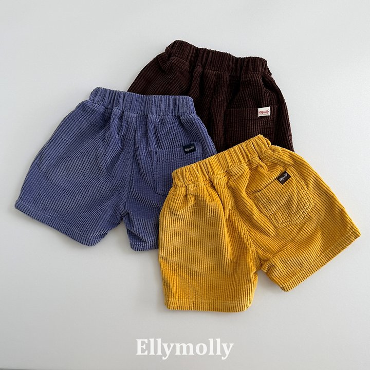 Ellymolly - Korean Children Fashion - #designkidswear - Soda Corduroy Midi Pants - 3