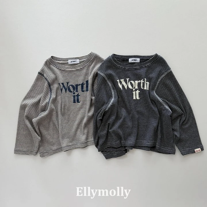 Ellymolly - Korean Children Fashion - #discoveringself - Worth Chain Tee