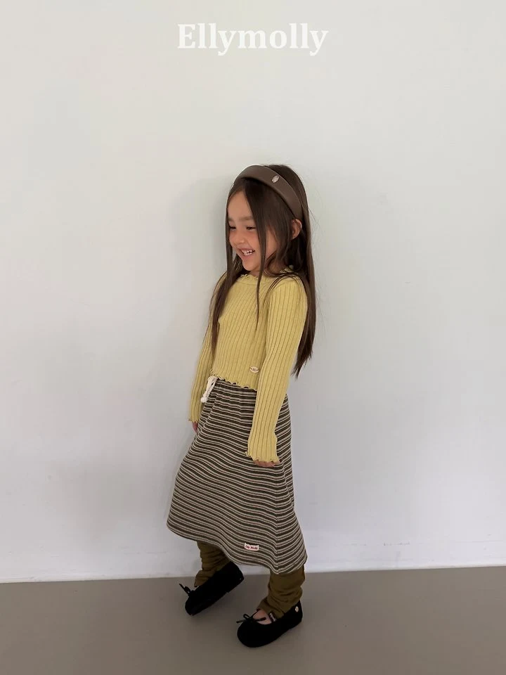 Ellymolly - Korean Children Fashion - #discoveringself - Shadow Long Skirt - 12