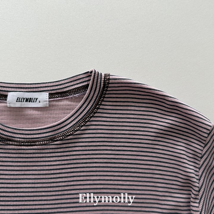 Ellymolly - Korean Children Fashion - #discoveringself - Rib Mellow Tee - 7