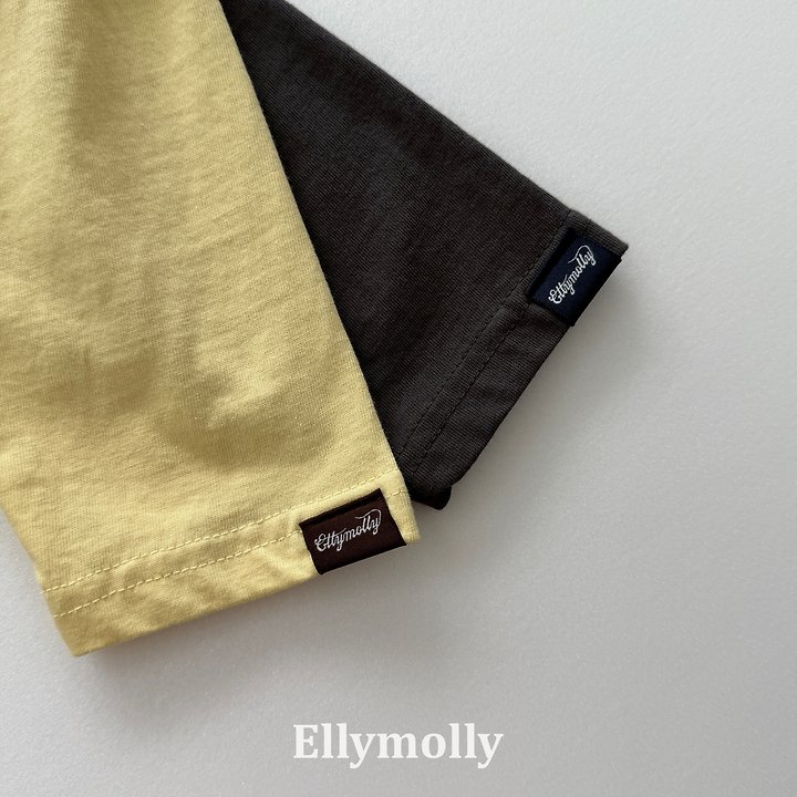 Ellymolly - Korean Children Fashion - #discoveringself - Campus Colored Tee - 6