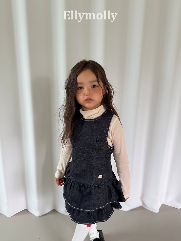 Ellymolly - Korean Children Fashion - #discoveringself - Mona Frill One-piece - 11